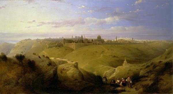 Jerusalem from the Mount of Olives by David Roberts